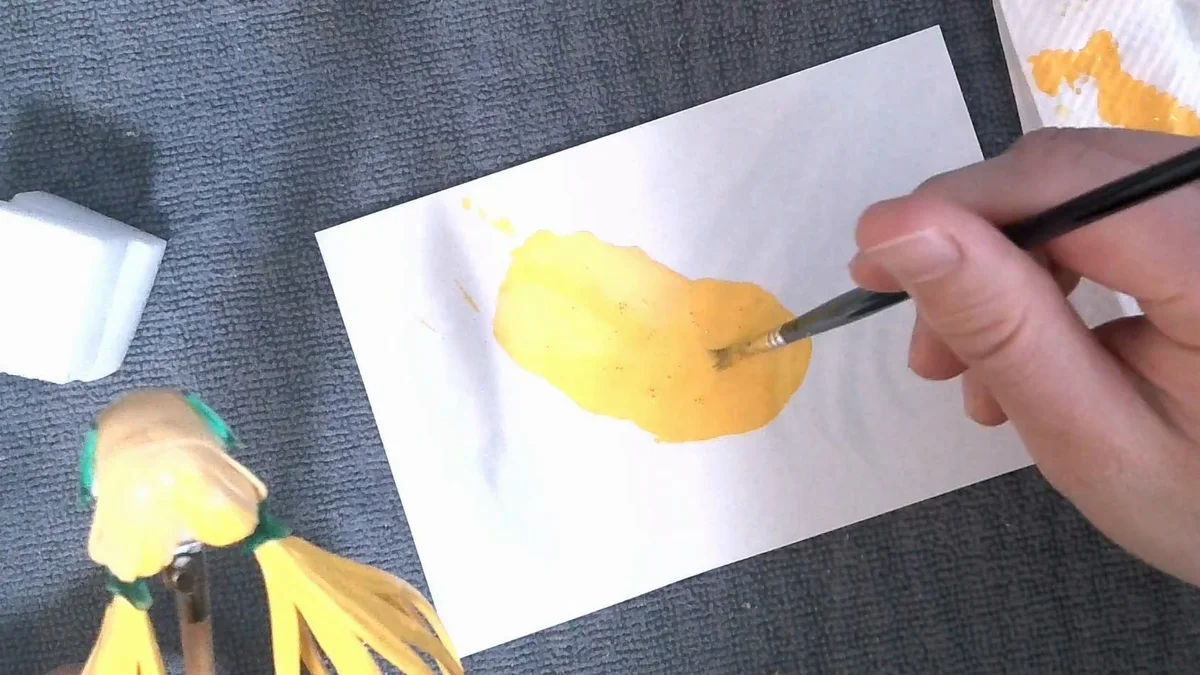 アンジェラバルザック_塗装_髪の色を作る