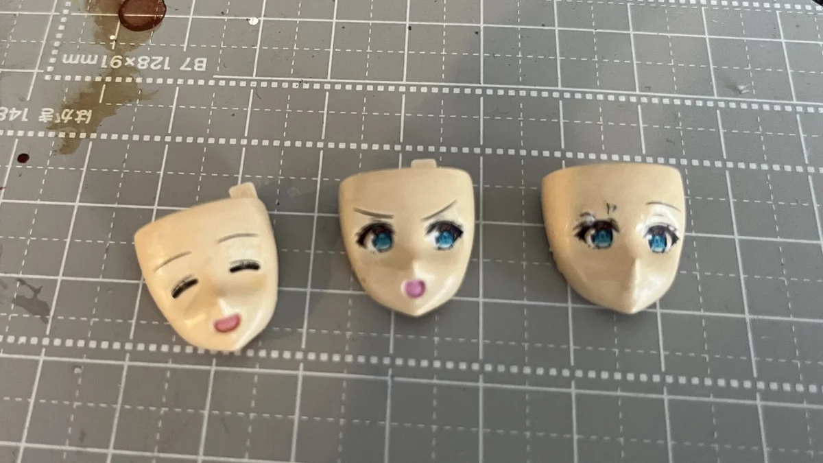 ルミティア-フェイスパーツ-デカール失敗