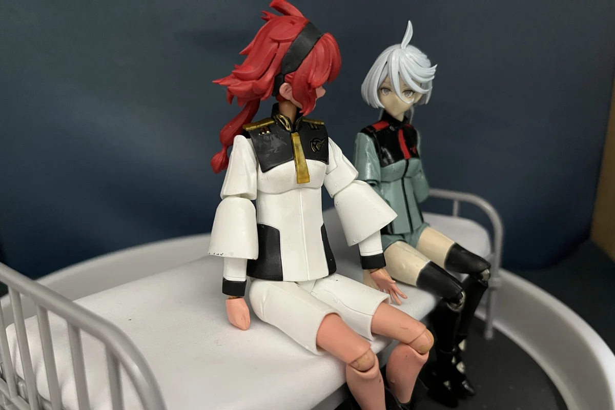 Figure-rise Standard ミオリネ 制作 | ネイル塗ったりしてアレンジしてみた。