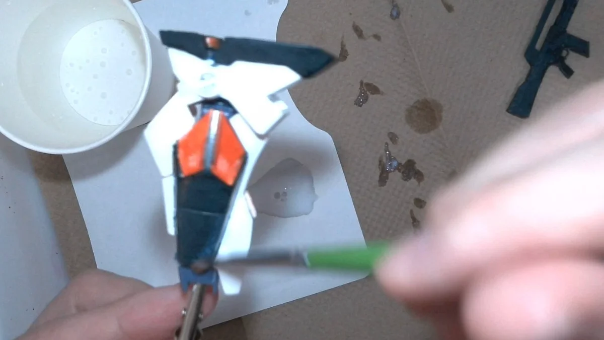 HG_アレックス_トップコート塗装