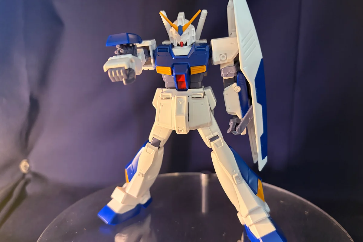 HG_アレックス_素組みアームガトリング構え