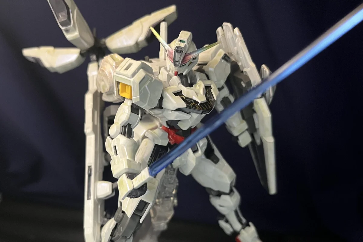 HG ガンダムキャリバーン 制作 | ファレホの偏光カラーセットを筆塗りでラメラメにしたかった