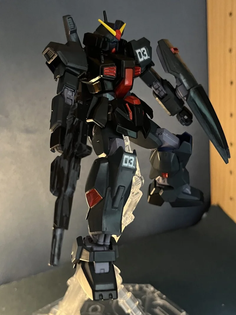 HG ガンダムMK2 ティターンズカラー 制作 | 厨二心くすぐられる黒いガンダム