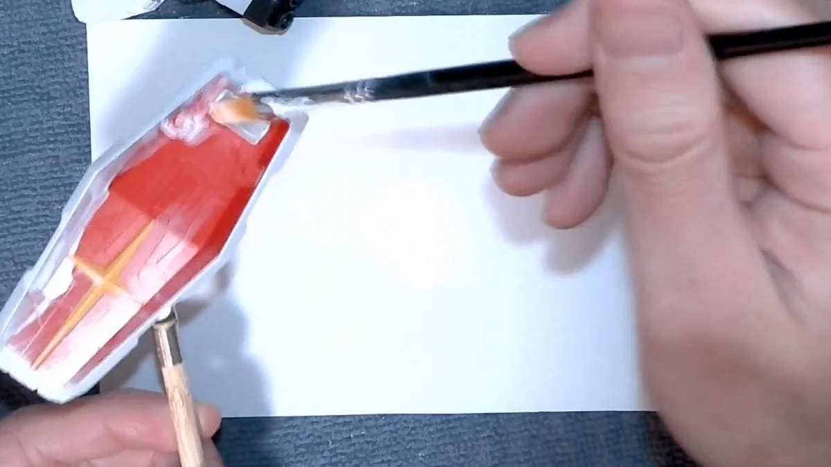 HG_ガンダムグラスフェザー装備_下地塗装