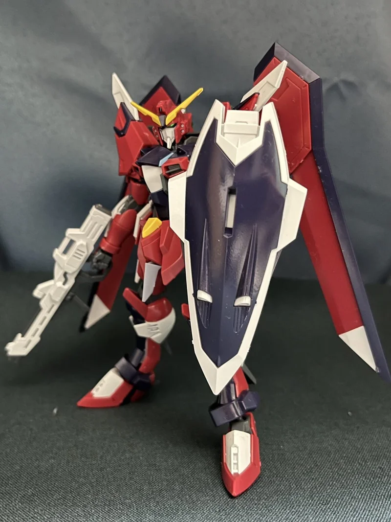 HG イモータルジャスティス 素組み制作 | 久々のガンプラに時間を忘れて熱中した