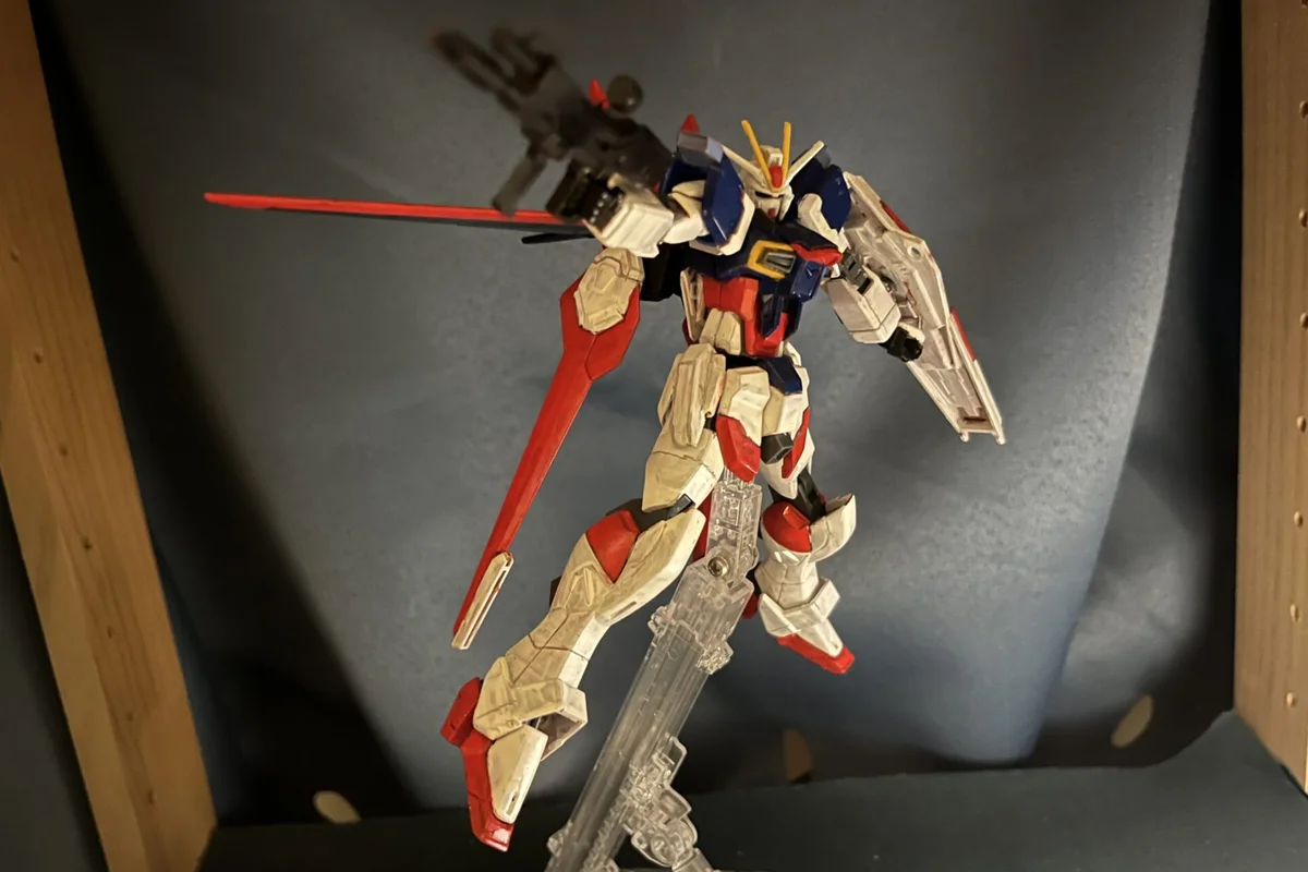 HG インパルス制作 | ルナマリア意識して赤っぽく塗り替えてみた