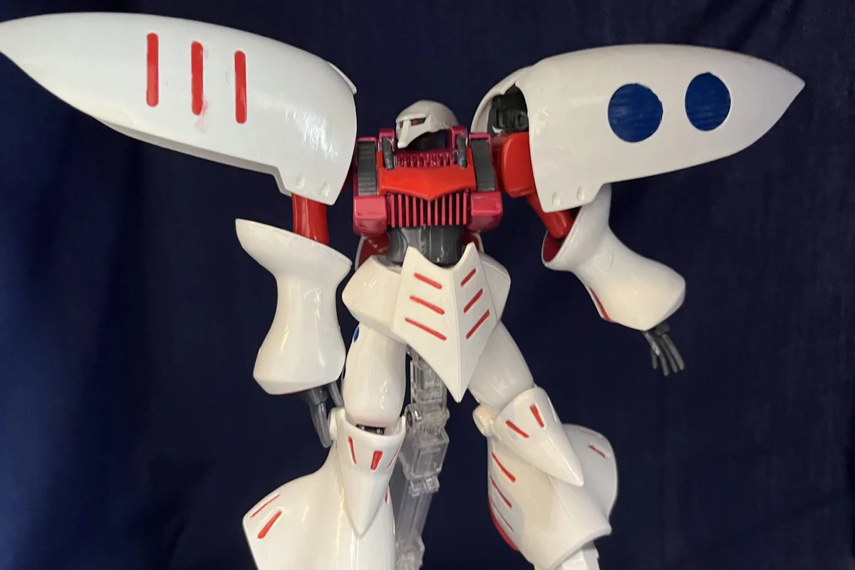 HGキュベレイ制作 | 光沢塗料でテカテカボディにしてみた