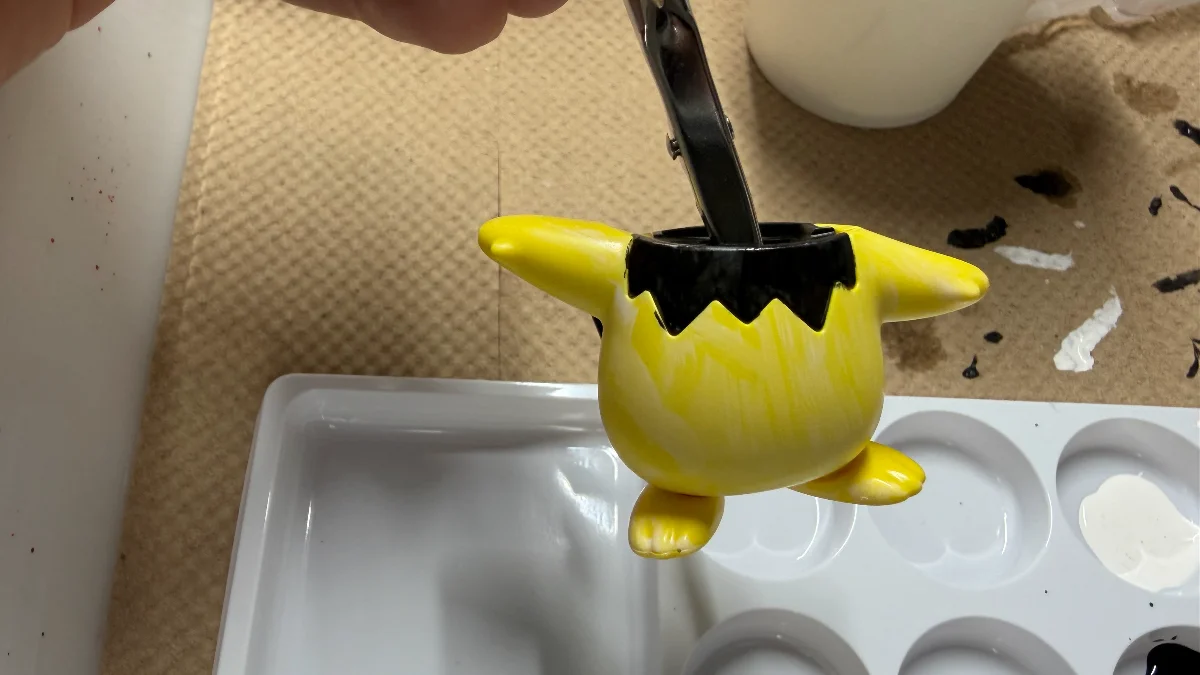 ポケプラ_ピチュー_黒のはみ出し