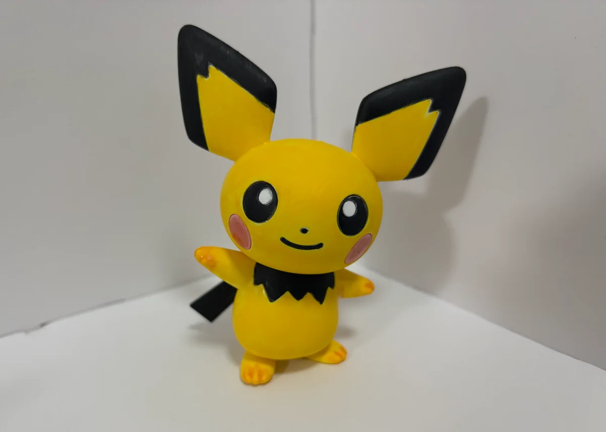 ポケプラ_ピチュー_筆塗り完成