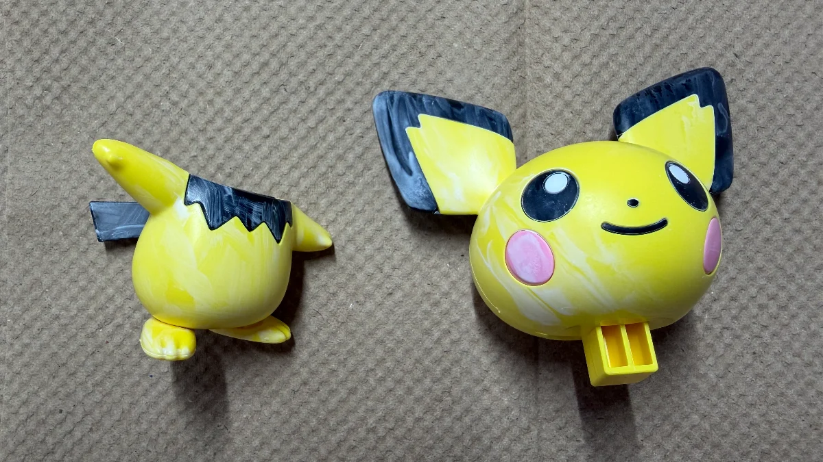 ポケプラ_ピチュー_下地塗装後