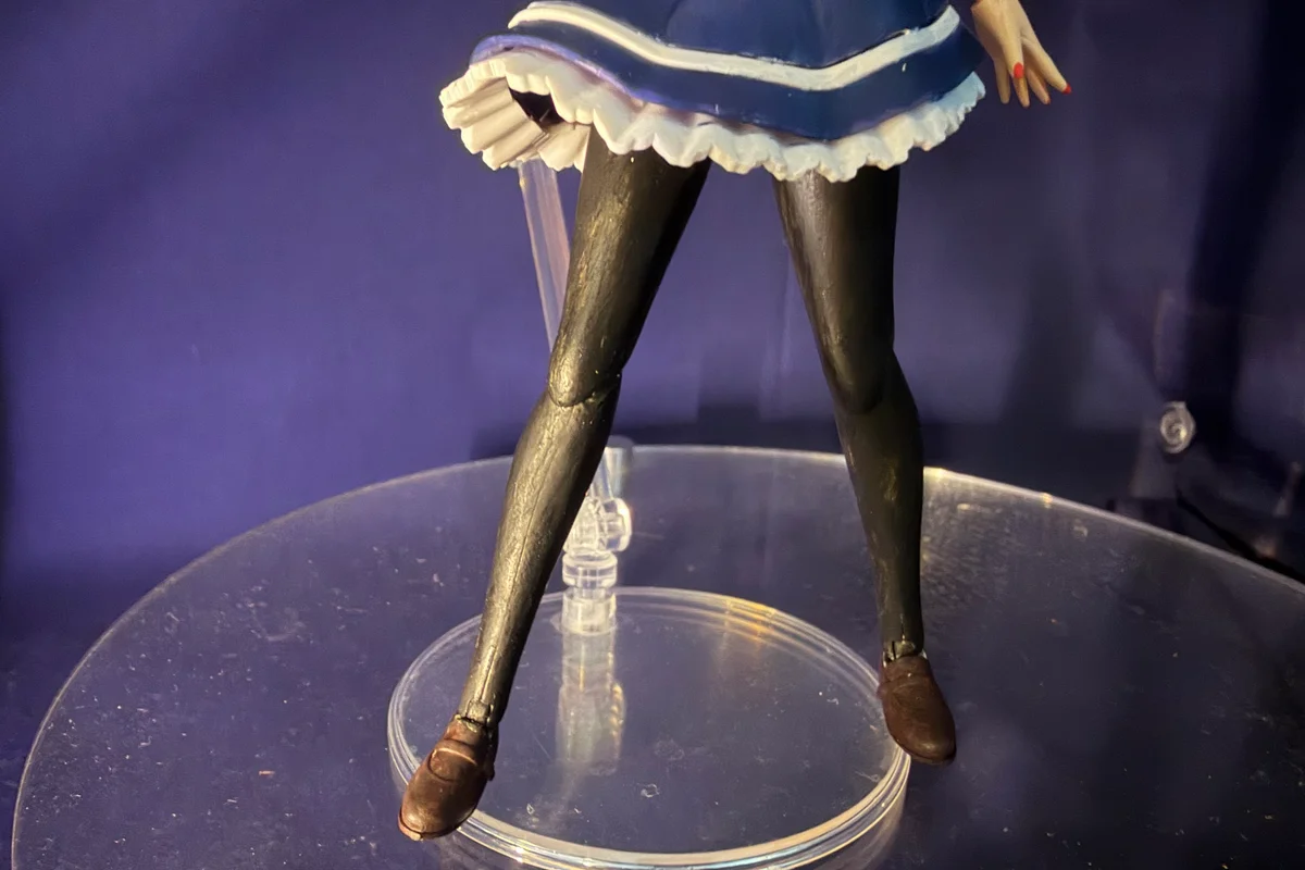 創彩少女庭園_白雪ちゃん_黒一色になったストッキング